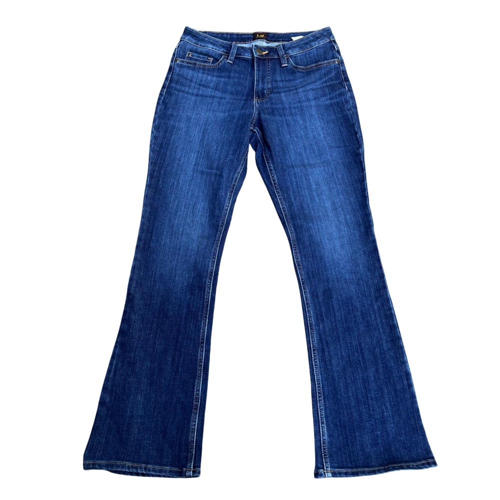 Lee Jeans Womens 6 Medium Blue Bootcut Midrise Friction Resistant 101CMVEW9